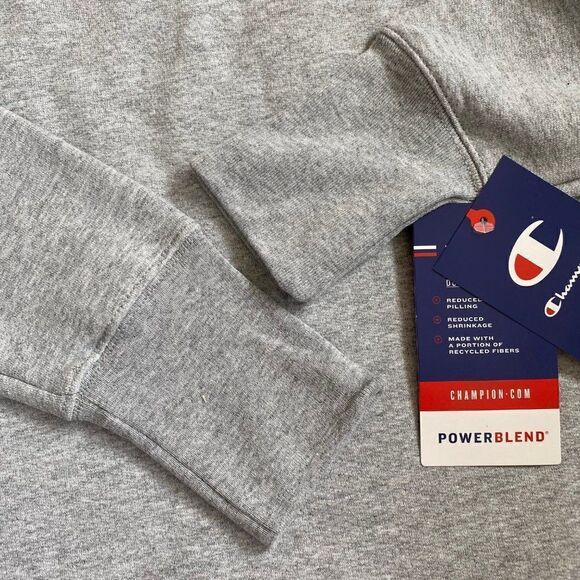 Champion Powerblend Gray Sweatshirt SZ XS NWT - Picture 7 of 8